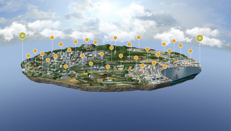 Veolia Interactive Digital Map